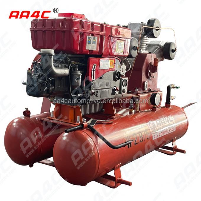 AA4C que reciproca a fonte de ar exterior diesel AA-W2.8/5 da oficina da bomba de ar do compressor de ar do pistão portátil do setor mineiro